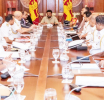 President Meets Senior Naval Officers 